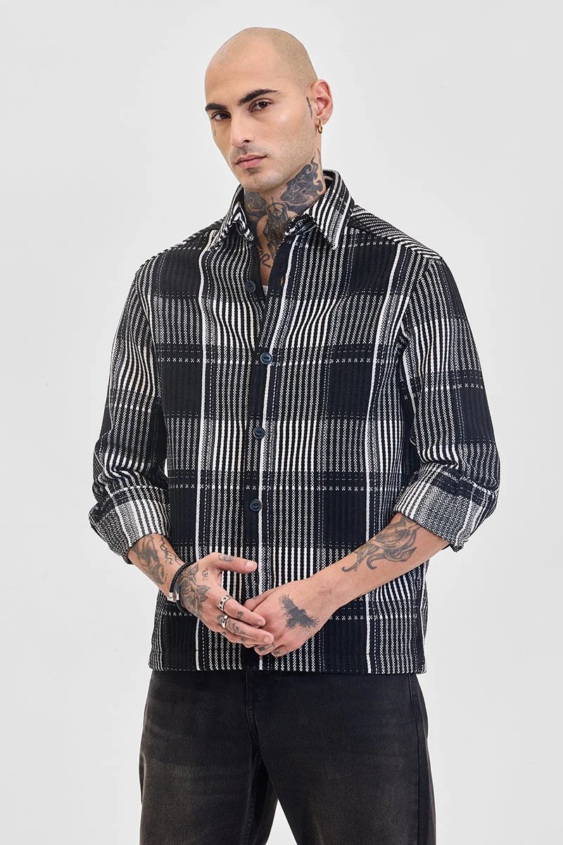 SNITCH Checks Relaxed Fit Overshirt